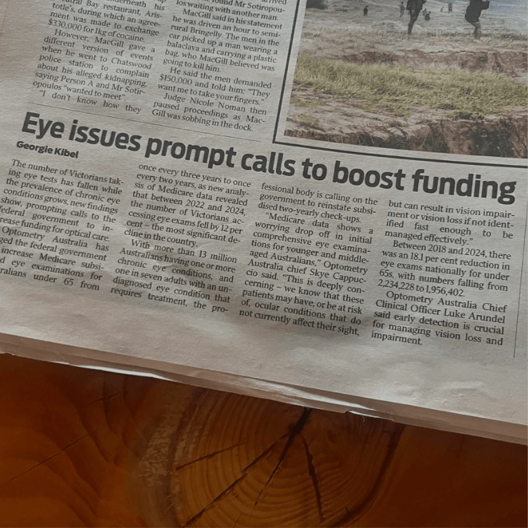 Eye issues prompt calls to boost funding