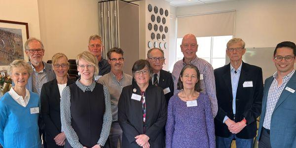 optometry victoria south australia hosts lunch for vic retired members