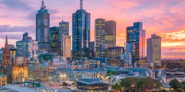 melbourne city skyline