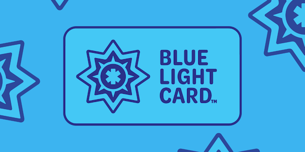 New member perk: Enjoy instant savings with a free Blue Light Card membership