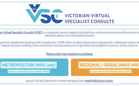 New Victorian virtual ophthalmology consultation service