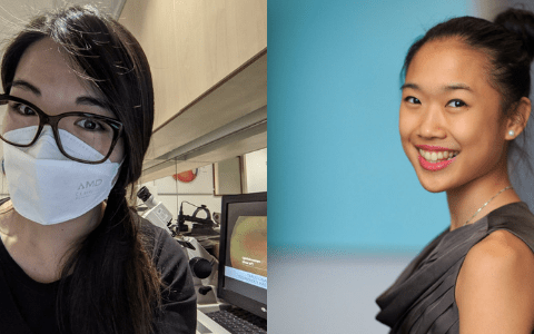 Optometrists Linda Liu and Solana Cua share their experience administering COVID-19 vaccines
