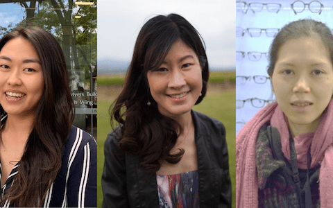Judy, Jia Jia and Lily awarded international scholarships