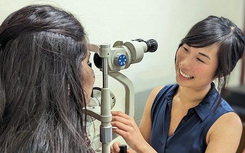 Bridging gaps in refugee eye care