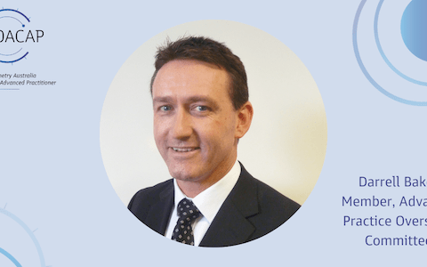 Elevating the profession: Insights from Darrell Baker, Advanced Practice Oversight Committee Member