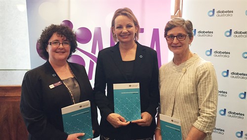 (L-R) Tracy Aylen - Sussan Ley - Joanne Ramadge - online