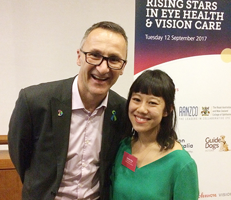 Katrina Yap with Richard Di Natale - online