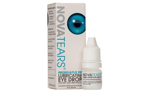 NovaTears dry eye drops listed on PBS